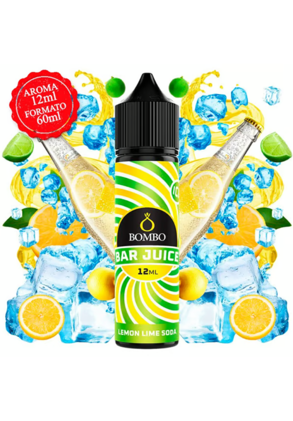 Bombo Bar Lemon Lime Soda Ice 12/60ML (Longfill)