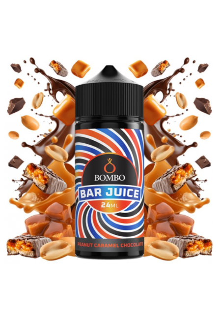 Bombo Bar Peanut Chocolate Caramel 24/120ML (Longfill)
