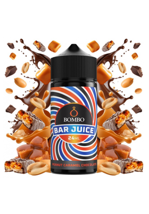 Bombo Bar Peanut Chocolate Caramel 24/120ML (Longfill)