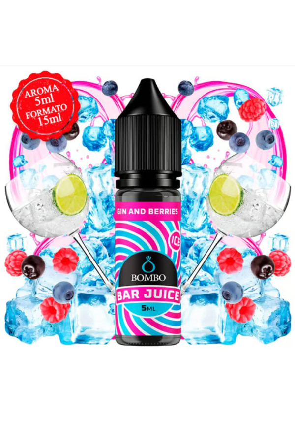 Bombo Bar Gin and Berries Ice 5/15ML (MiniLongfill)