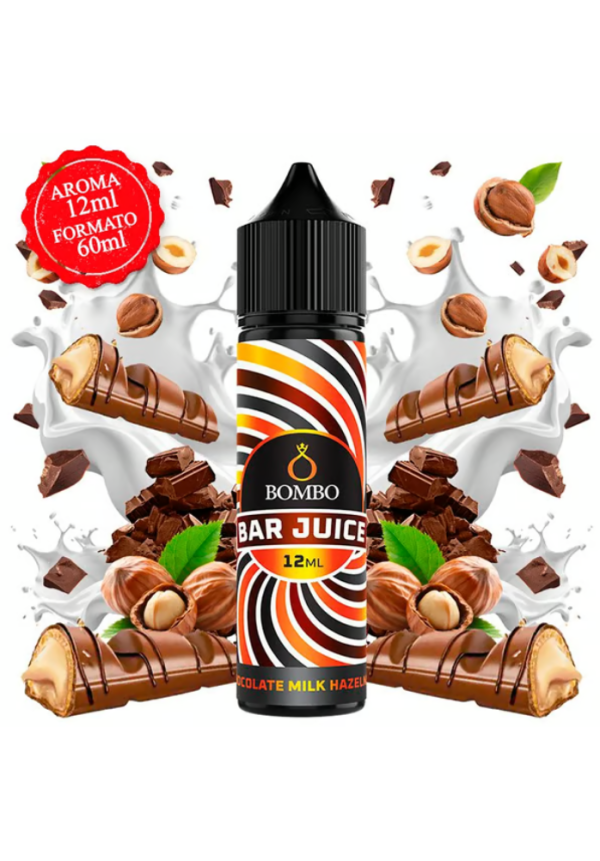 Bombo Bar Chocolate Milk Hazelnut 12/60ML (Longfill)