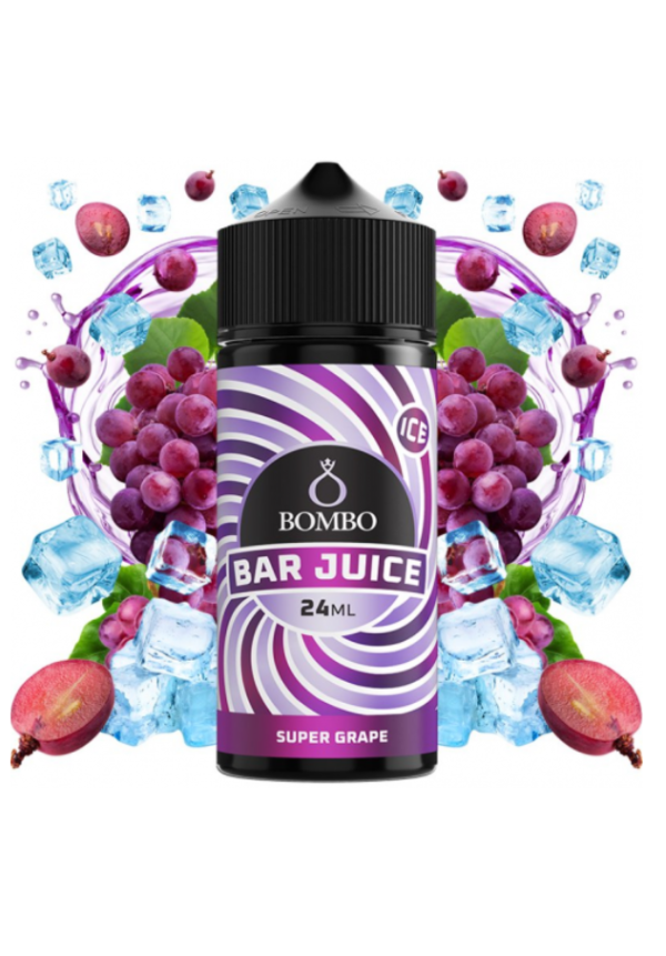 Bombo Bar Super Grape Ice 24/120ML (Longfill)