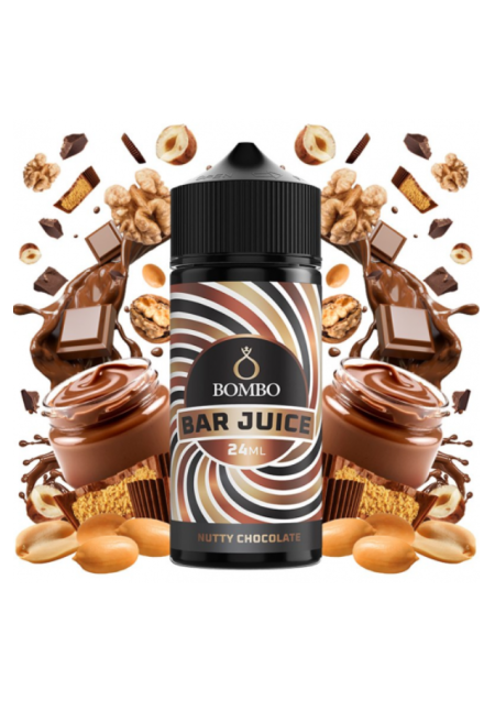 Bombo Bar Nutty Chocolate 24/120ML (Longfill)