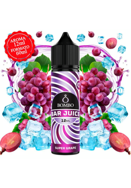 Bombo Bar Super Grape Ice 12/60ML (Longfill) Bombo Bar Super Grape Ice 12/60ML (Longfill)