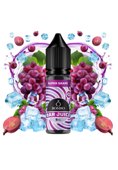 Bombo Bar Super Grape Ice 5ml/15 (MiniLongfill) Bombo Bar Super Grape Ice 5ml/15 (MiniLongfill)