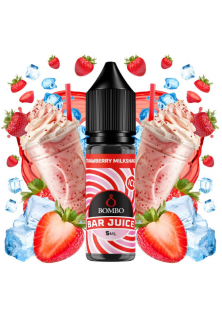 Bombo Bar Strawberry Milkshake Ice 5ml/15 (MiniLongfill) Bombo Bar Strawberry Milkshake Ice 5ml/15 (MiniLongfill)
