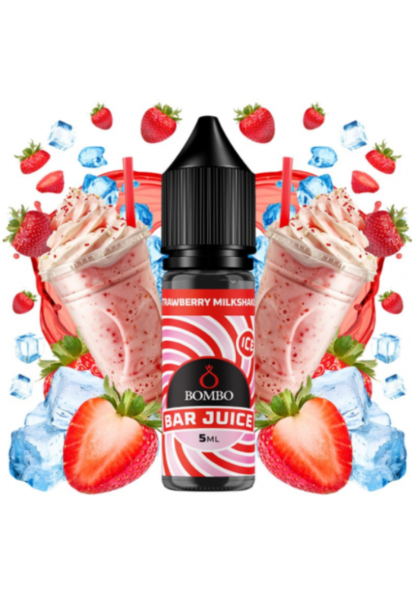 Bombo Bar Strawberry Milkshake Ice 5ml/15 (MiniLongfill)