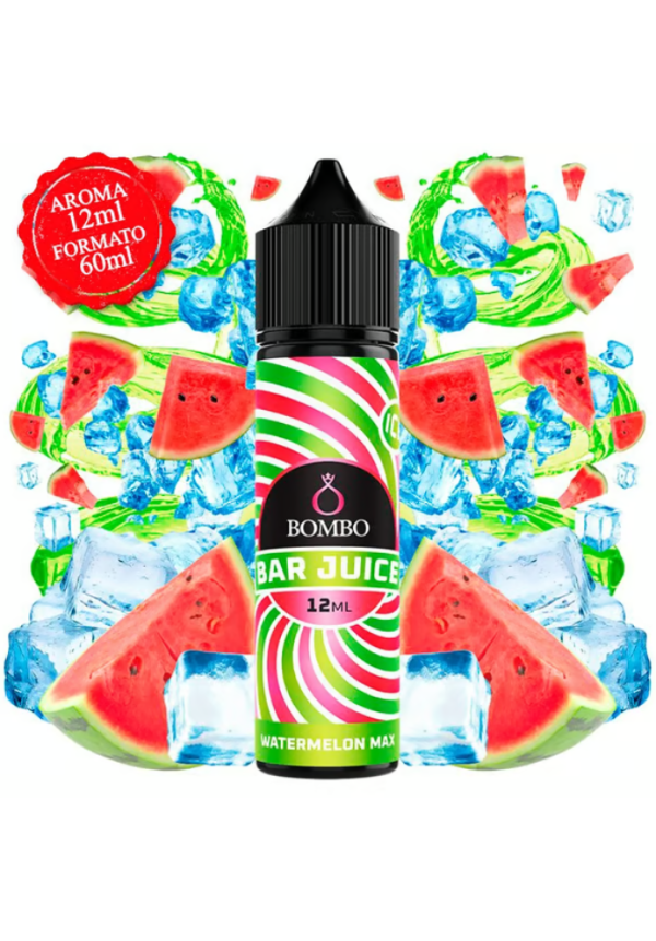 Bombo Bar Watermelon Max Ice 12/60ML (Longfill)