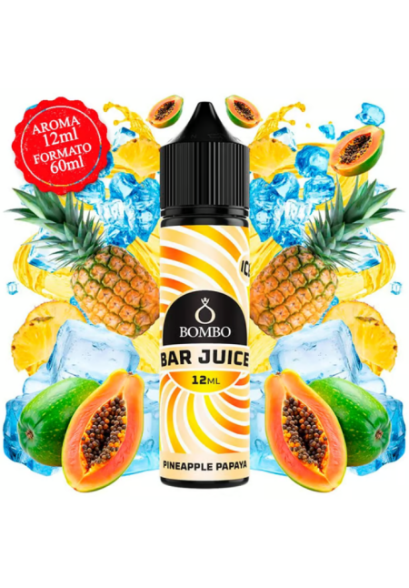 Bombo Bar Pineapple Papaya Ice 12/60ML (Longfill) Bombo Bar Pineapple Papaya Ice 12/60ML (Longfill)