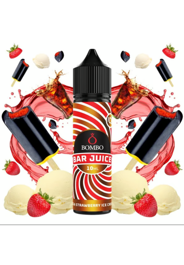 Bombo Bar Cola Strawberry Ice Cream 10/60ML (Longfill)