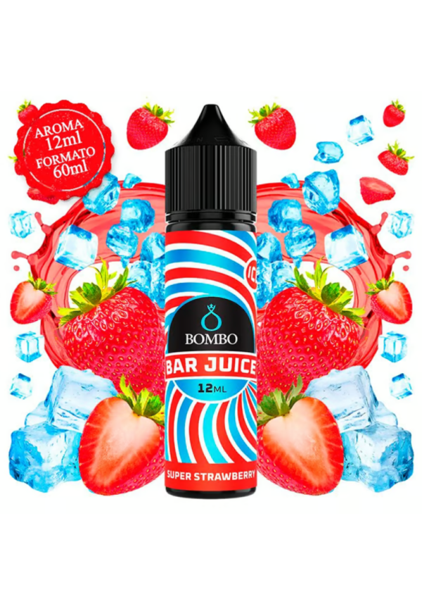Bombo Bar Super Strawberry 12/60MML (Longfill)