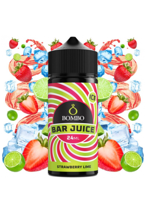Bombo Bar Strawberry Lime Ice 24/120ML (Longfill)