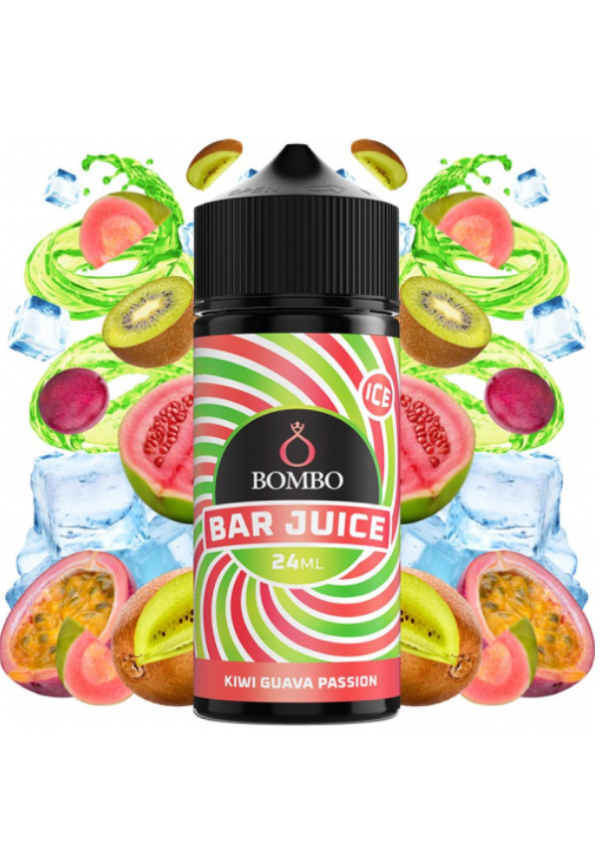 Bombo Bar Kiwi Guava Passion Ice 24/120ML (Longfill)