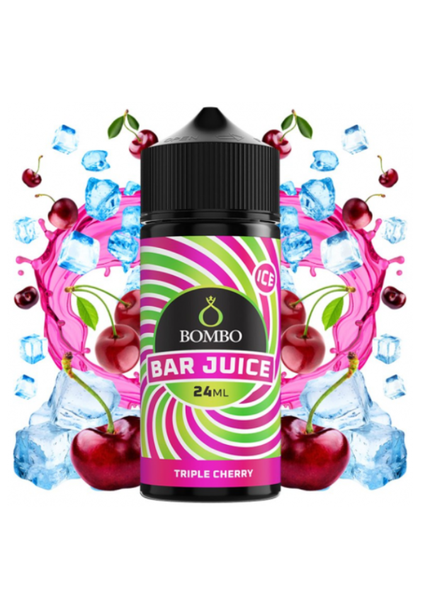 Bombo Bar Triple Cherry Ice 24/120ML (Longfill)