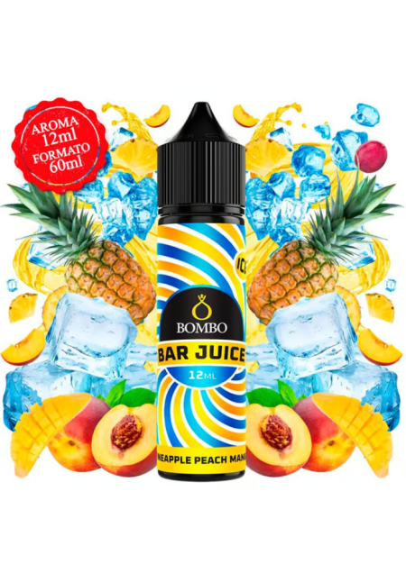Bombo Bar Pineapple Peach Mango Ice 12/24ML (Longfill)
