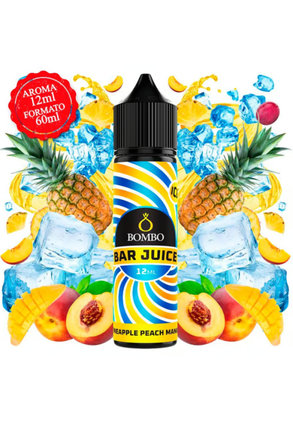 Bombo Bar Pineapple Peach Mango Ice 12/24ML (Longfill)
