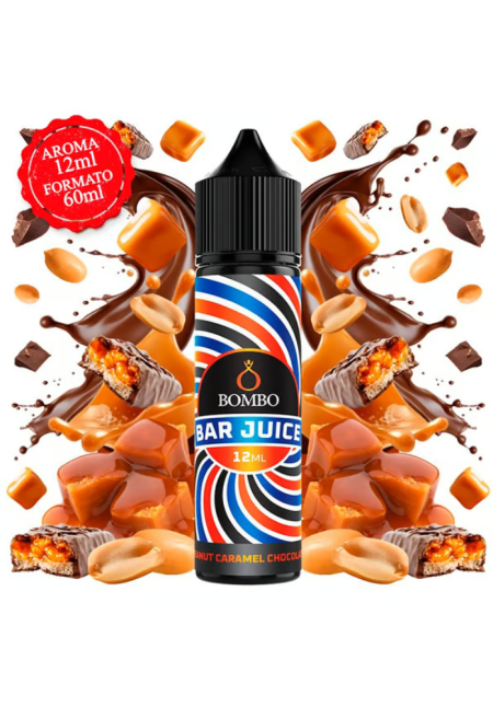 Bombo Bar Peanut Chocolate Caramel 12/60ML (Longfill)