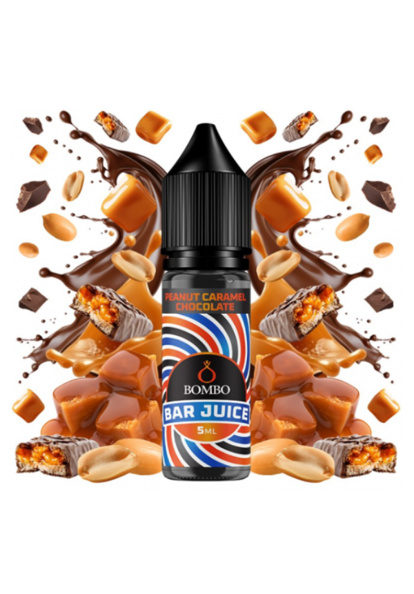 Bombo Bar Peanut Chocolate Caramel 5ml/15 (MiniLongfill)