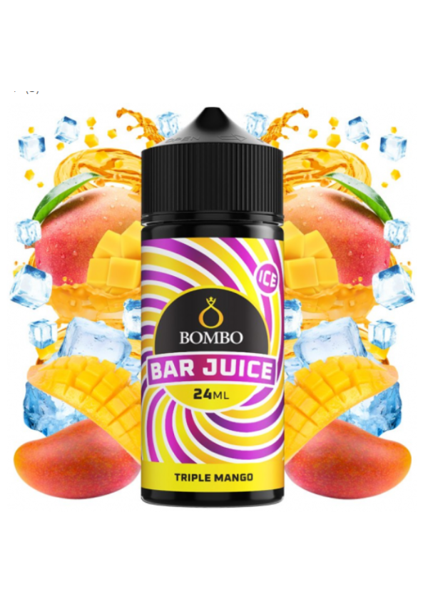 Bombo Bar Triple Mango Ice 24/120ML (Longfill)