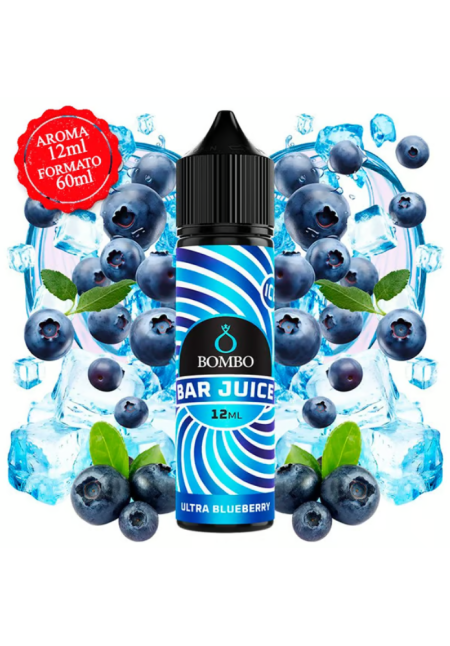 Bombo Bar Ultra Blueberry Ice 12/60ML (Longfill)