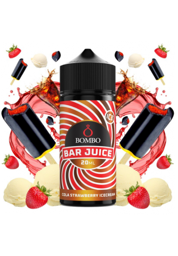 Bombo Bar Cola Strawberry Ice Cream 20/120ML (Longfill)