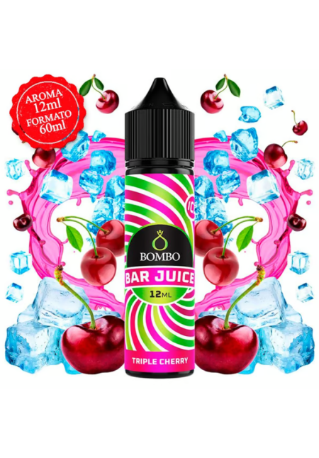 Bombo Bar Triple Cherry Ice 12/60ML (Longfill)