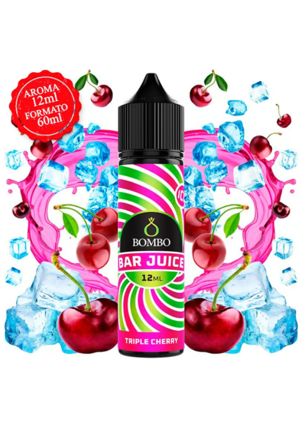 Bombo Bar Triple Cherry Ice 12/60ML (Longfill)