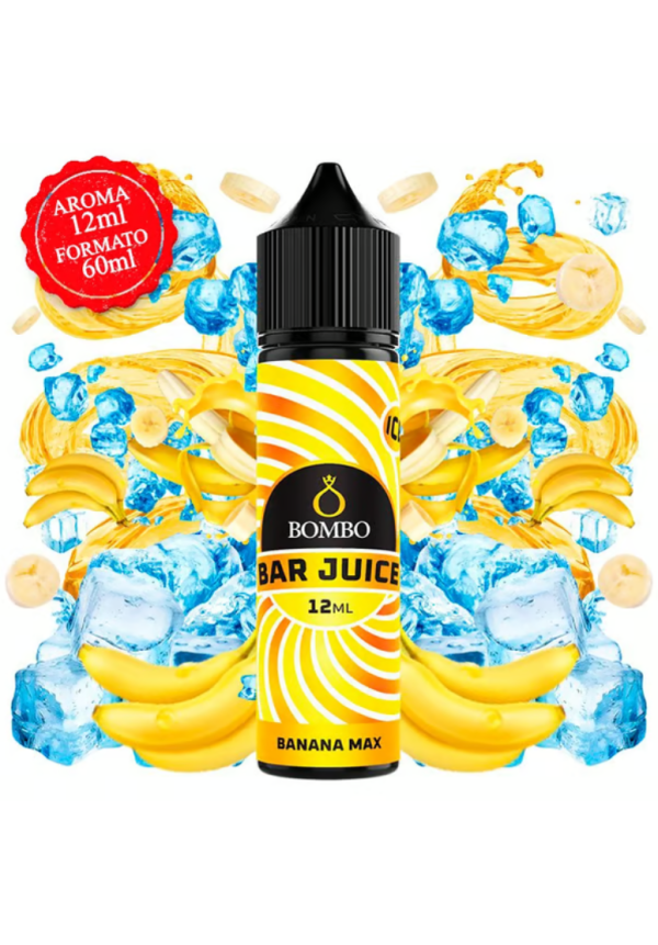 Bombo Bar Banana Max Ice 12/60ML (Longfill)