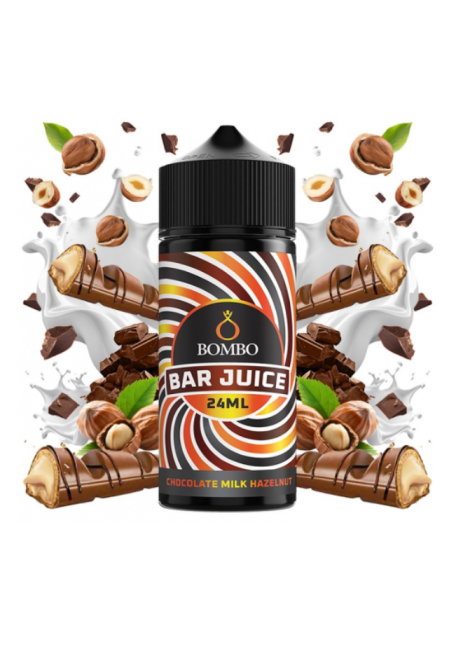 Bombo Bar Chocolate Milk Hazelnut 24/120ML (Longfill)