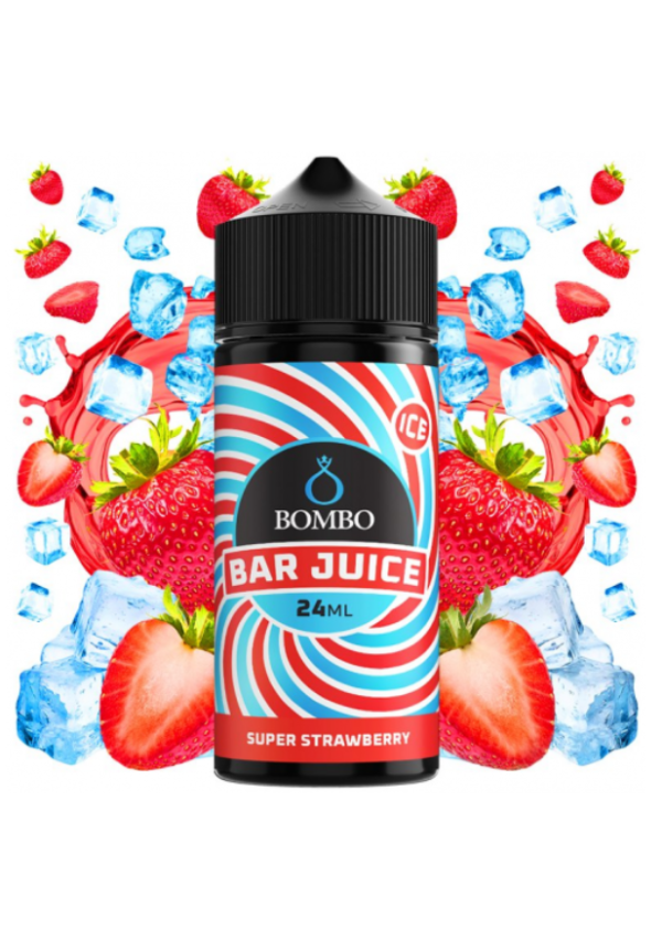 Bombo Bar Super Strawberry 24/120ML (Longfill)
