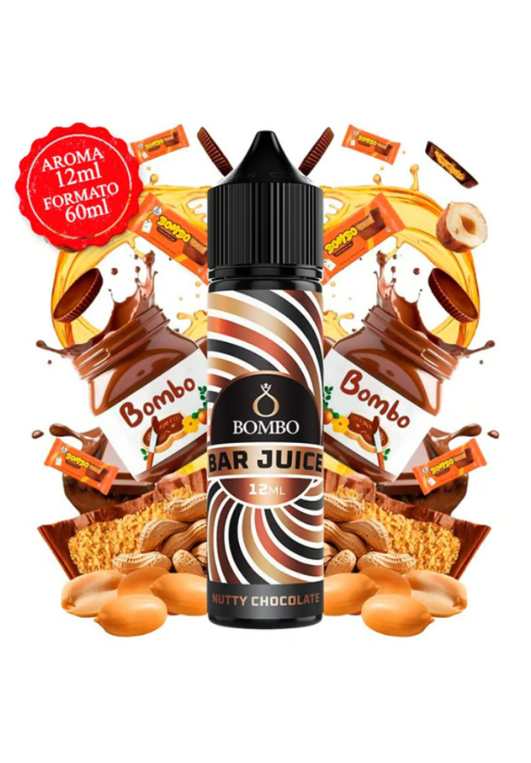 Bombo Bar Nutty Chocolate 12/60ML (Longfill)